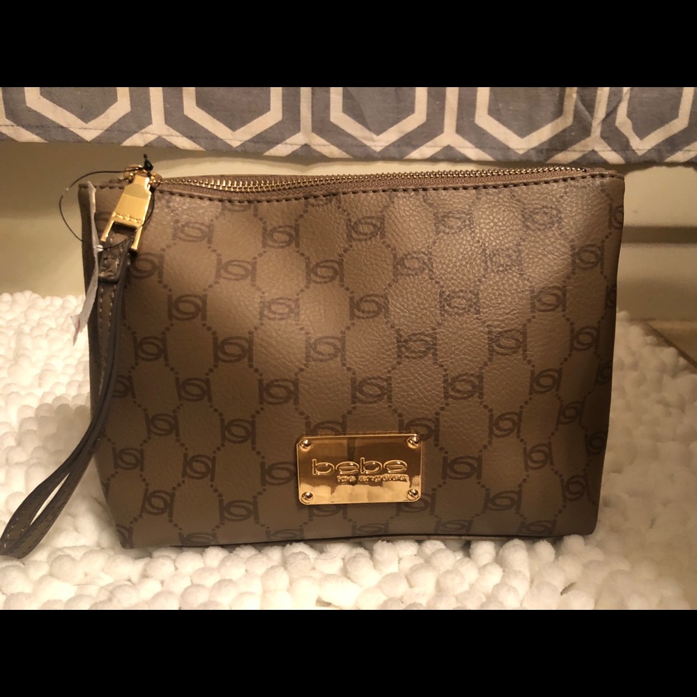 BEBE cosmetic makeup bag